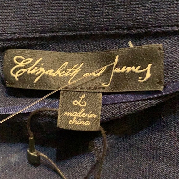 - Elizabeth & James V-neck leather trim - Picture 5 of 6